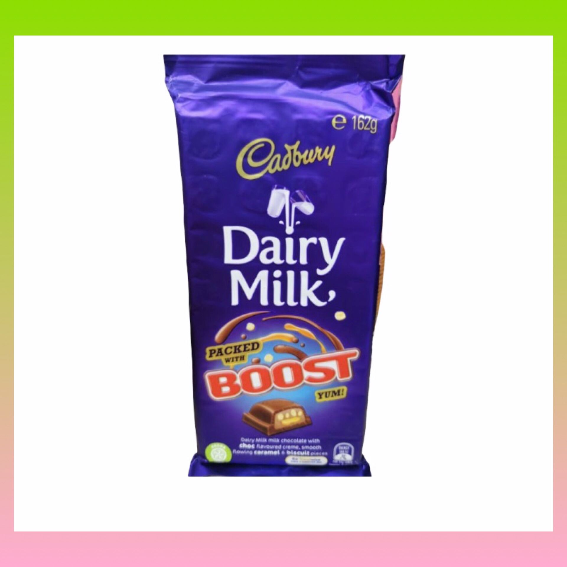 Cadbury Dairy Milk BOOST Yum 162g Lazada PH
