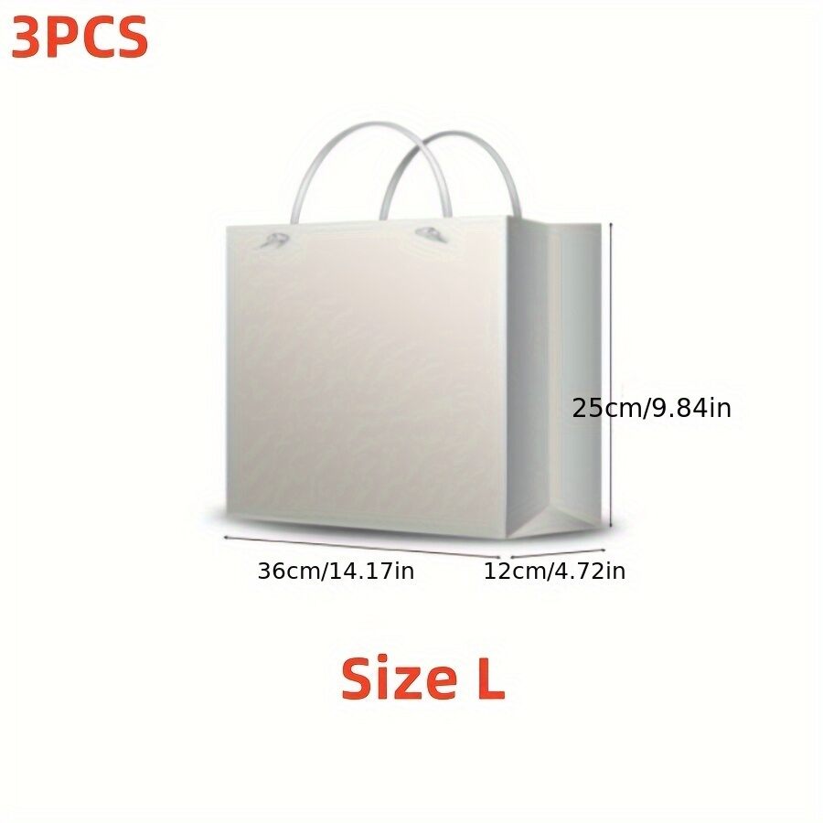 3pcs Gift Wrapping Bags Golden Blue Marble Pattern Paper Bags With Handles For Gifts
