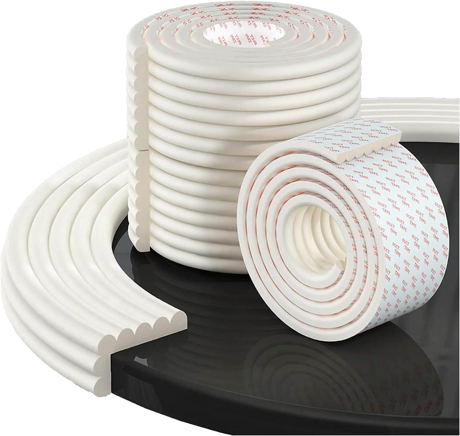 6.56 FT Baby Proofing Table Edge Protector Crib Rail Bumper Child Safety Bunk Bed Ladder Cover Furniture Fireplace Desk Corner. 