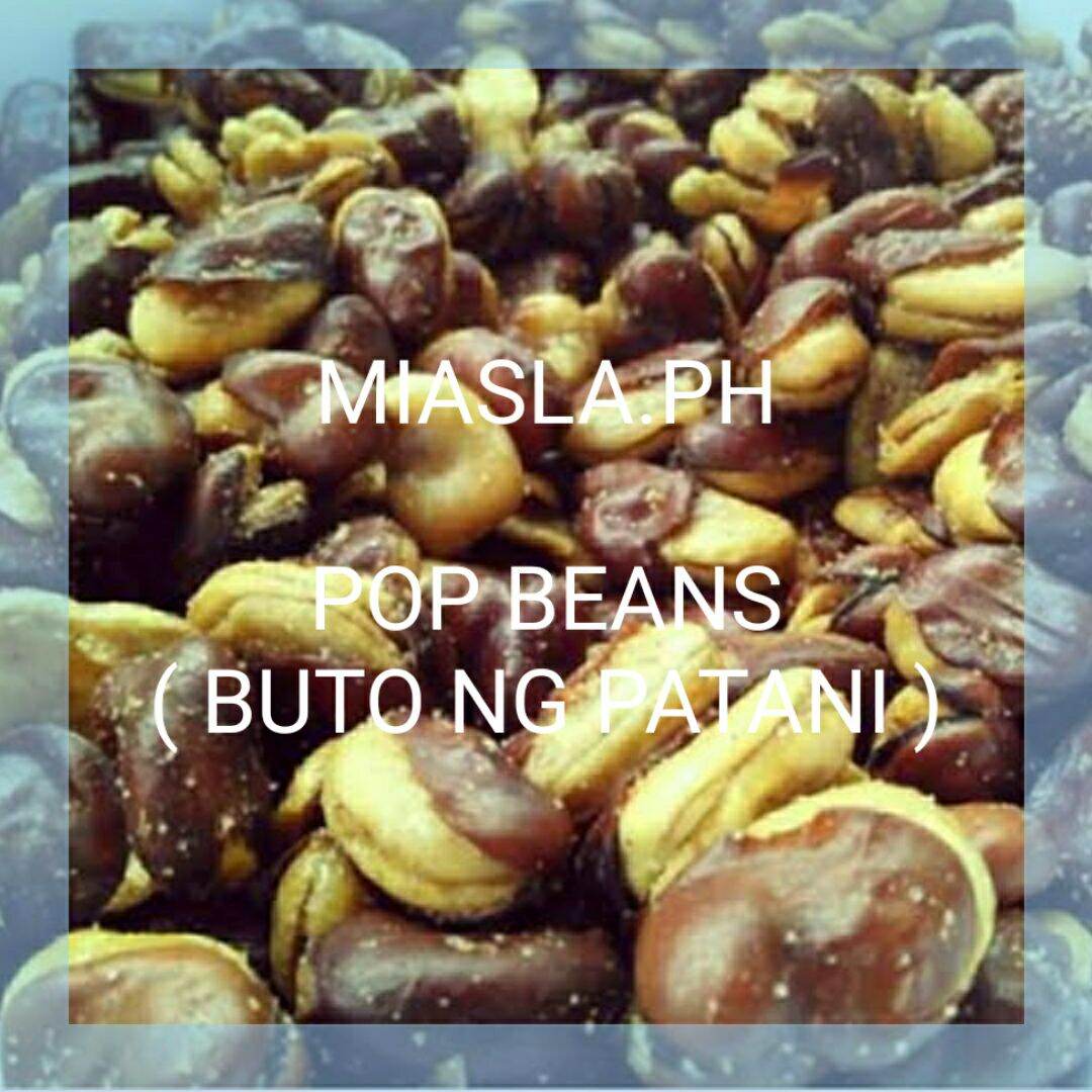 POP BEANS ( BUTO NG PATANI ) 80g KUTKUTIN PACKED IN A RESEALABLE POUCH