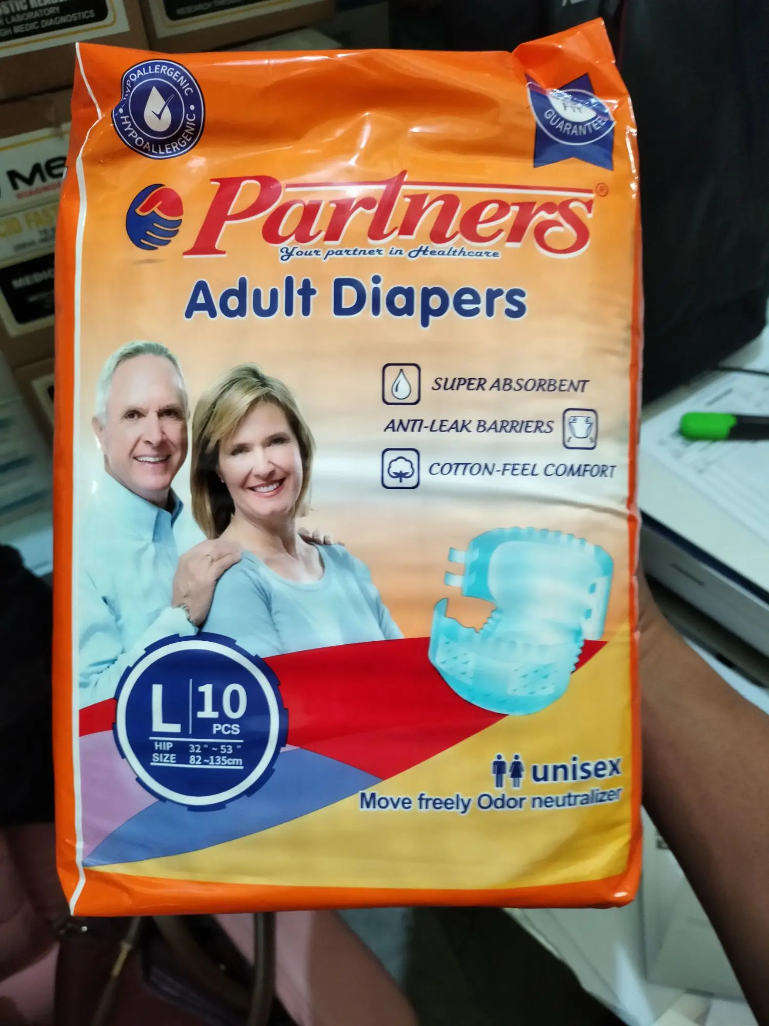 ADULT DIAPERS Large / Partners