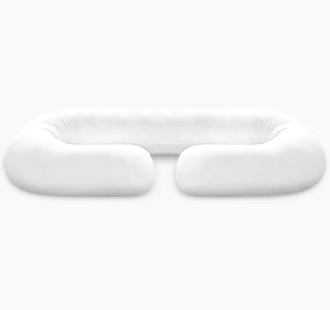 100% ORIGINAL Mandaue Foam C-SHAPED MATERNITY PILLOW 55 x 22 x 13 inches .