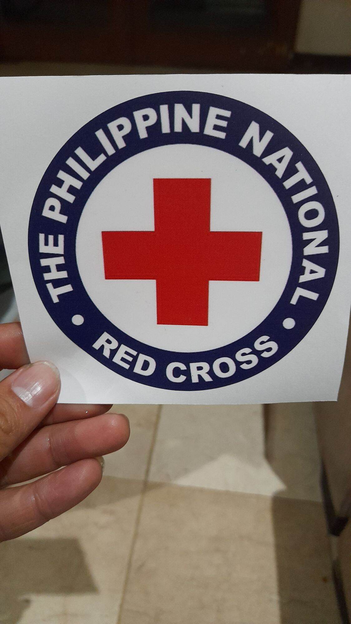 The Philippine National Red Cross Logo Car Sticker Lazada Ph