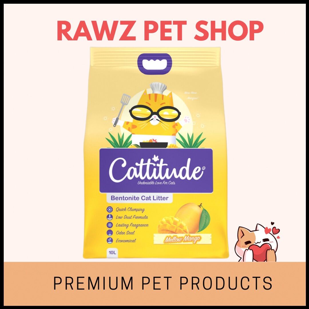 Cattitude Bentonite Cat Litter Sand 10L Mellow Mango Lazada PH