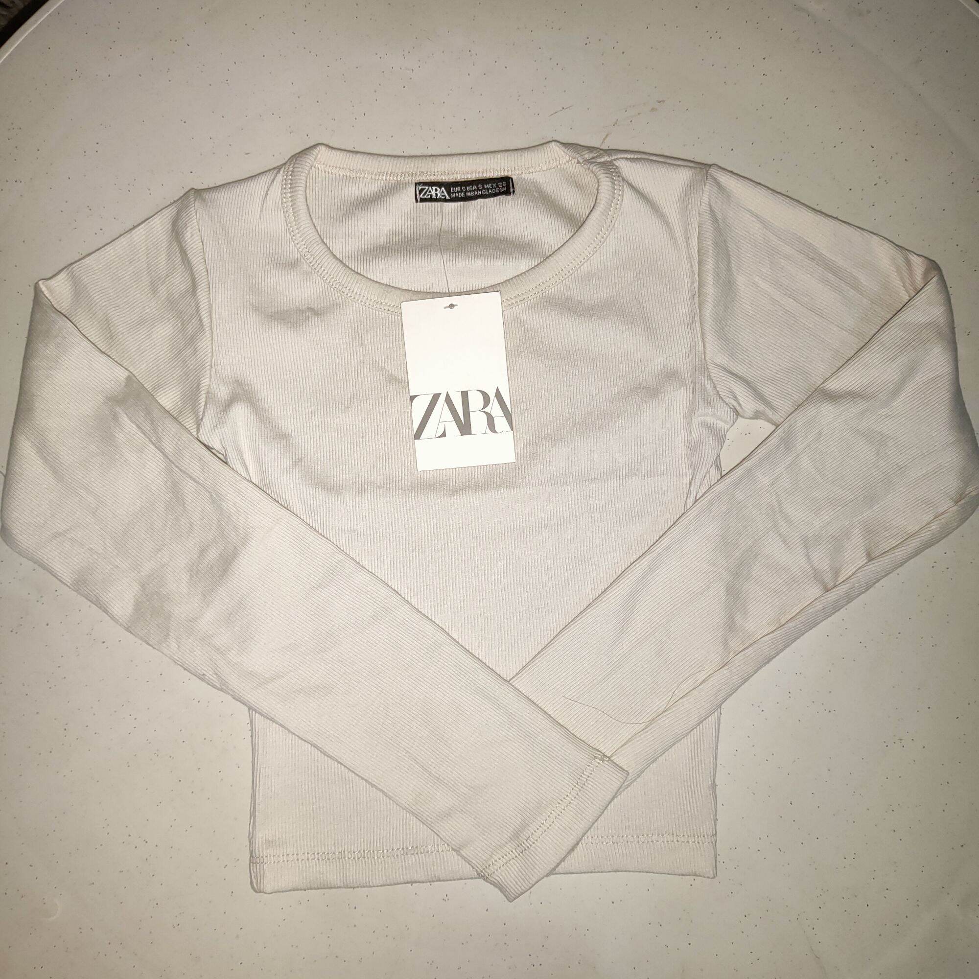 longsleeve zara semi croptops overruns made in bangla..true to size fit ...