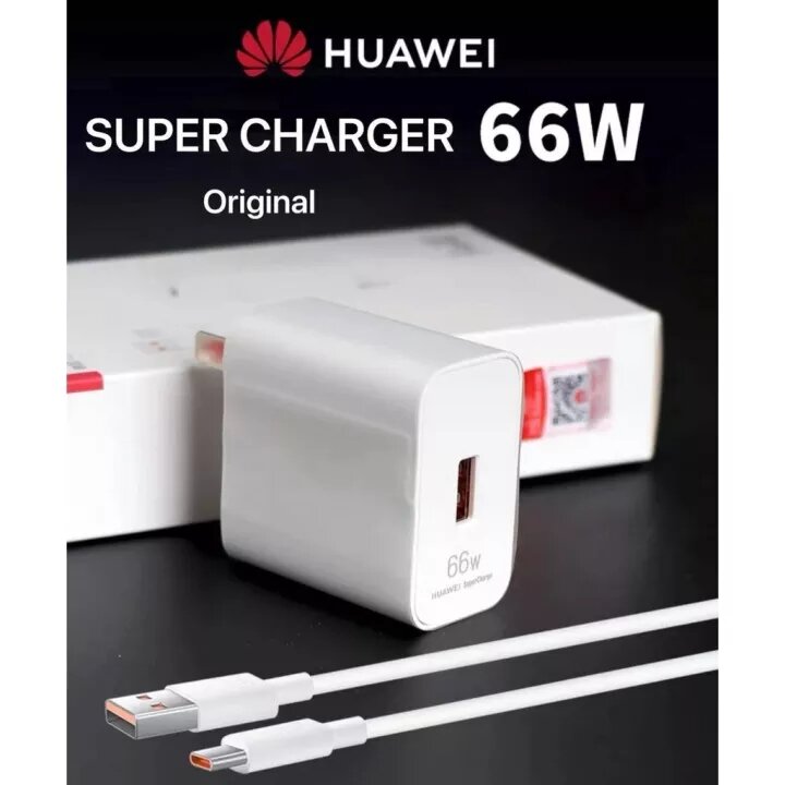 HUAWEI 66W Max Super charger Fast Quick Wall charger with 6A Type Cable Lazada PH