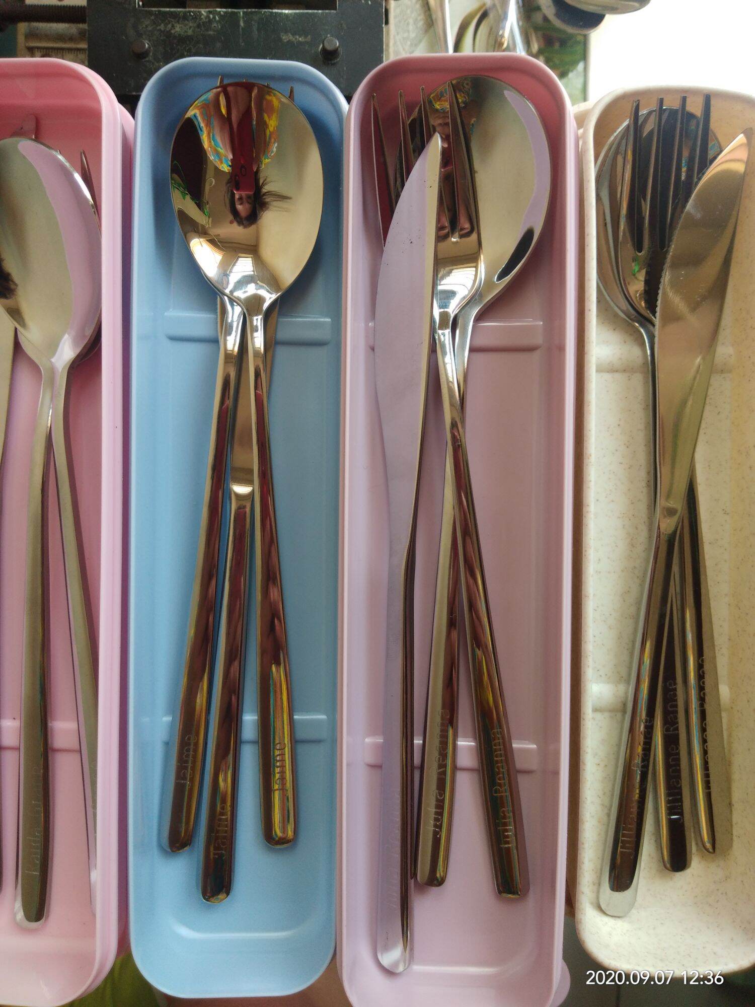 Personalized Spoon and Fork with Knife name engrave Lazada PH