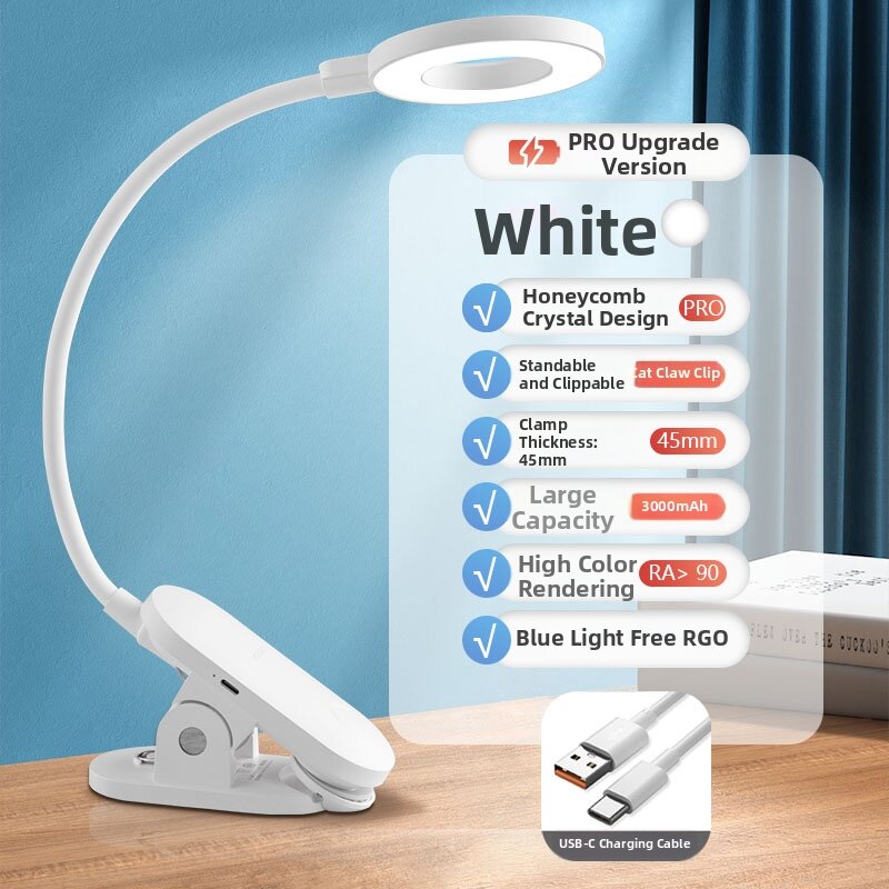 Philips | Clamp LED Rechargeable Eye-Protecting Desk Lamp