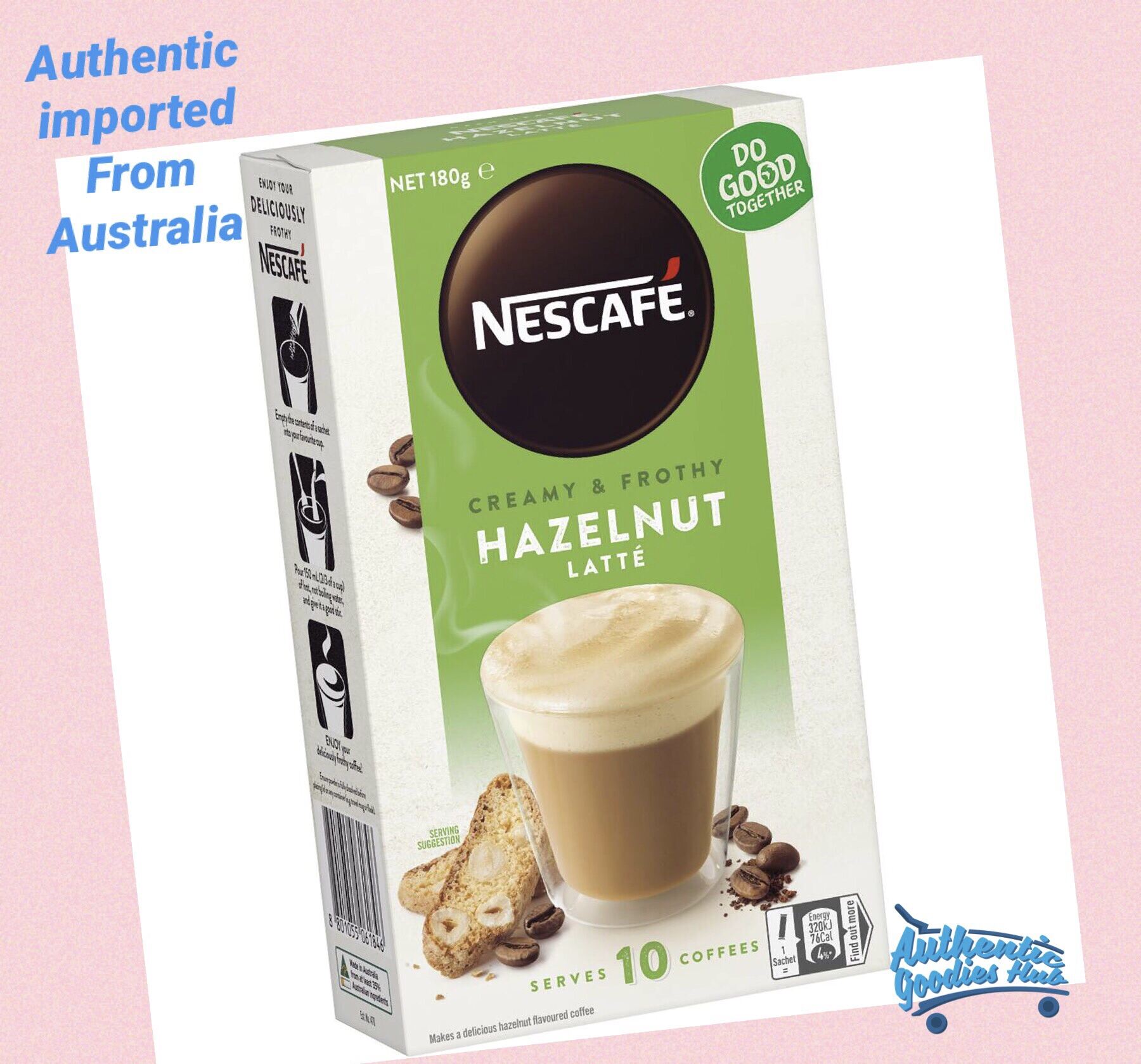 Nescafe Coffee Sachets Latte Hazelnut 10 pack | Lazada PH