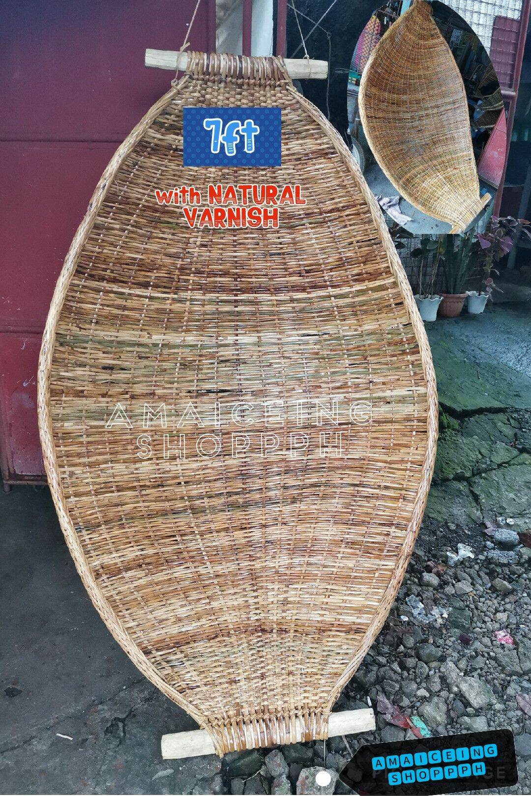Yantok Example Duyan Yantok - Native Rattan (7FT) for ADULT (good for 2-3 persons ...