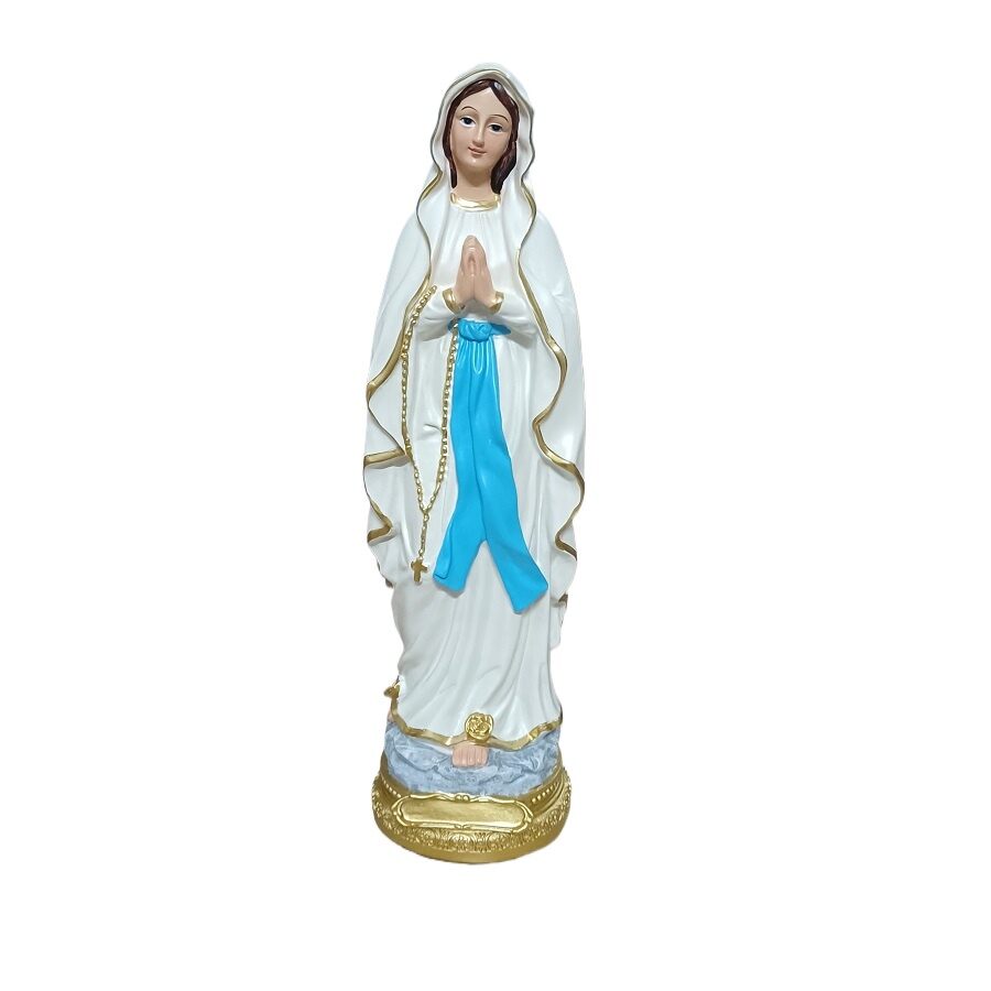 Virgin Mary Resin Statue Religion Jesus Religious Statue Souvenir Interior Decoration Gift