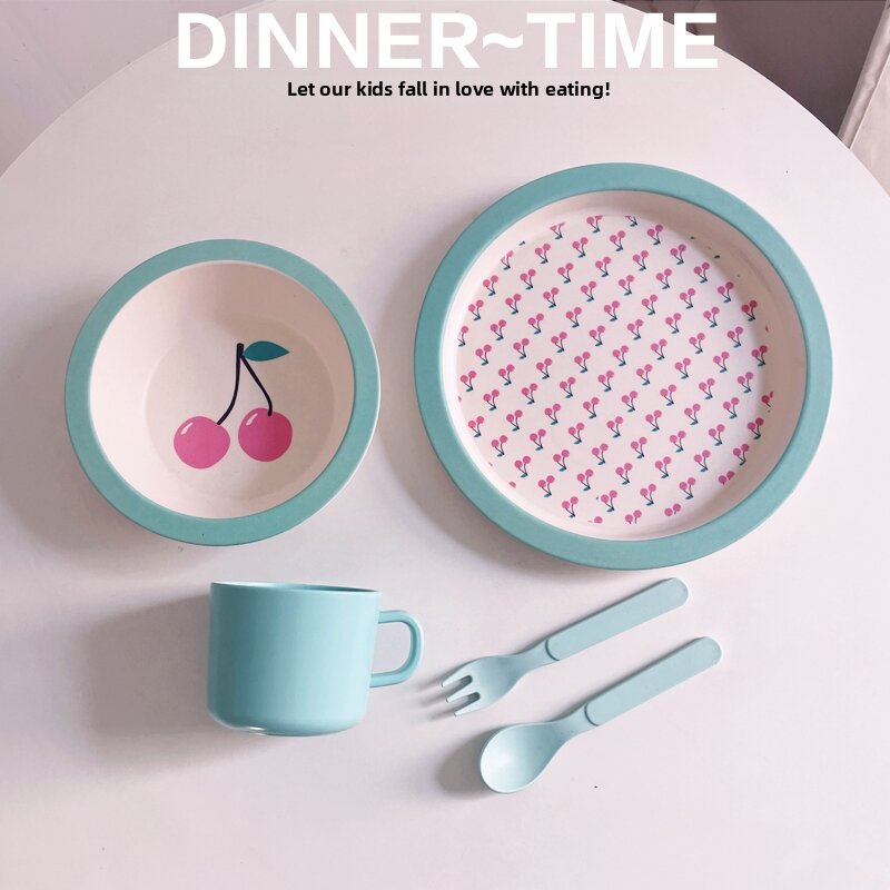 JUZIJIADEKEER | Cartoon Car Design Baby Tableware Set Eco-Friendly