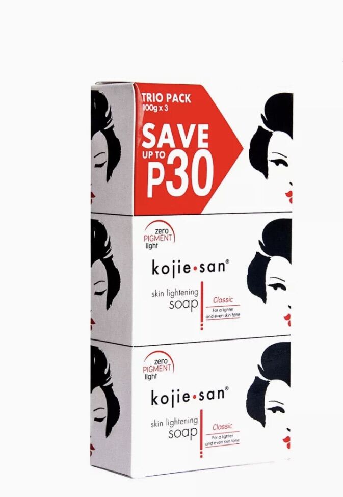 Kojie san zero pigment light skin lightening soap 100g x 3 Lazada PH