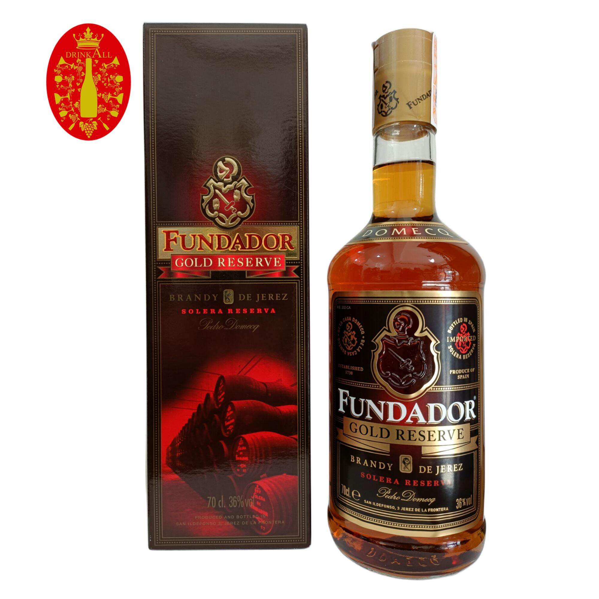 Fundador Gold Reserve 700ml l Spain | Lazada PH