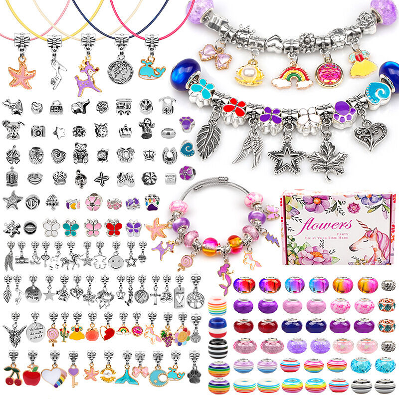 DIY Handmade Beaded Bracelet Craft Kit For Girls