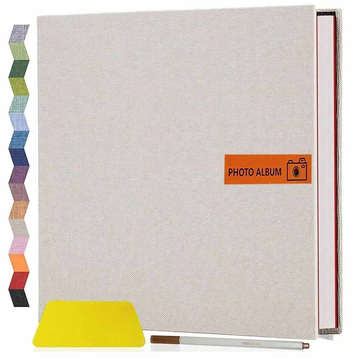 Large size photo album self-adhesive 4x6 5x7 8x10 scrapbook album DIY album gift for mom family baby and wedding album