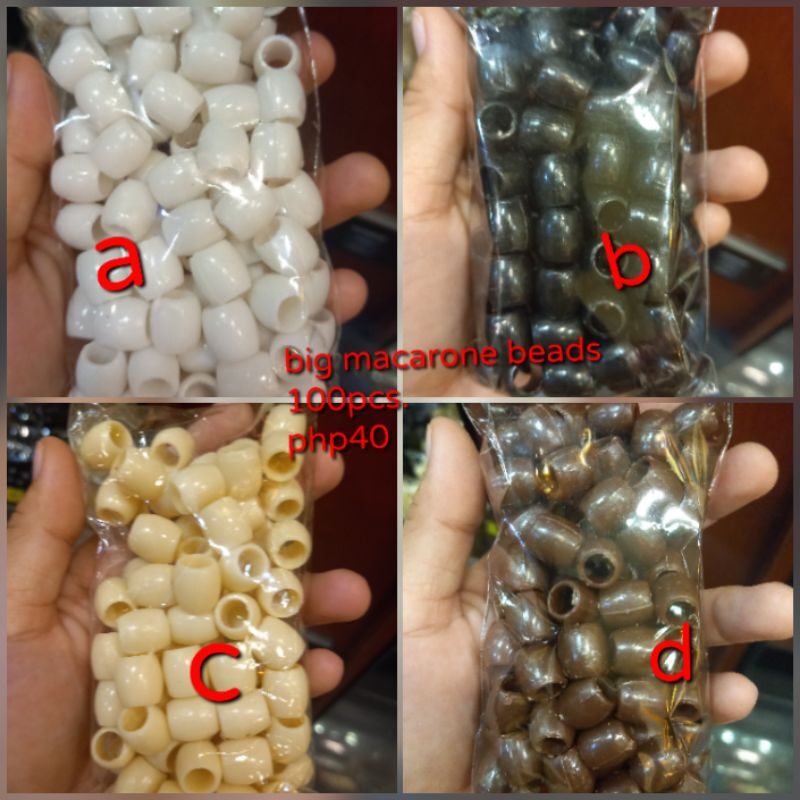 MACARONI BEADS BIG 100pcs per pack...