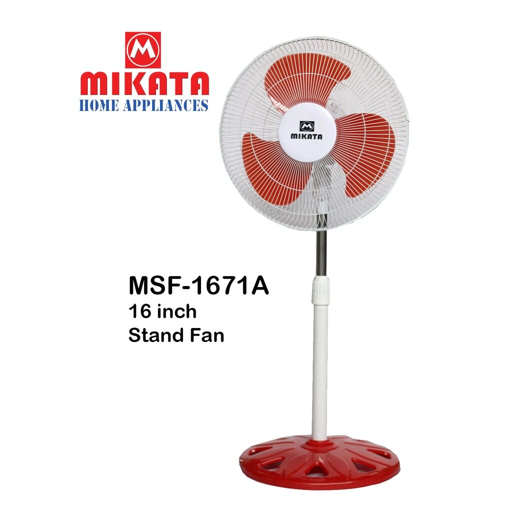 MIKATA MSF1671A STAND FAN 16"in PLASTIC FAN BLADE Lazada PH