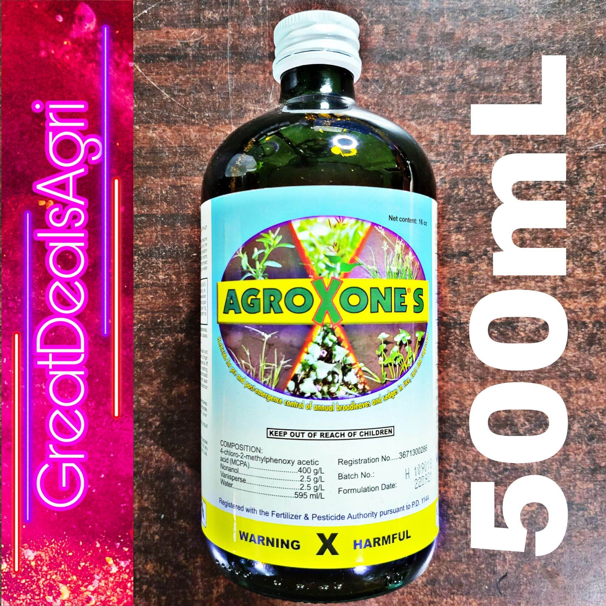 AGROXONE grass KILLER MCPA HERBICIDE (500mL) BY JARDINE DISTRIBUTION