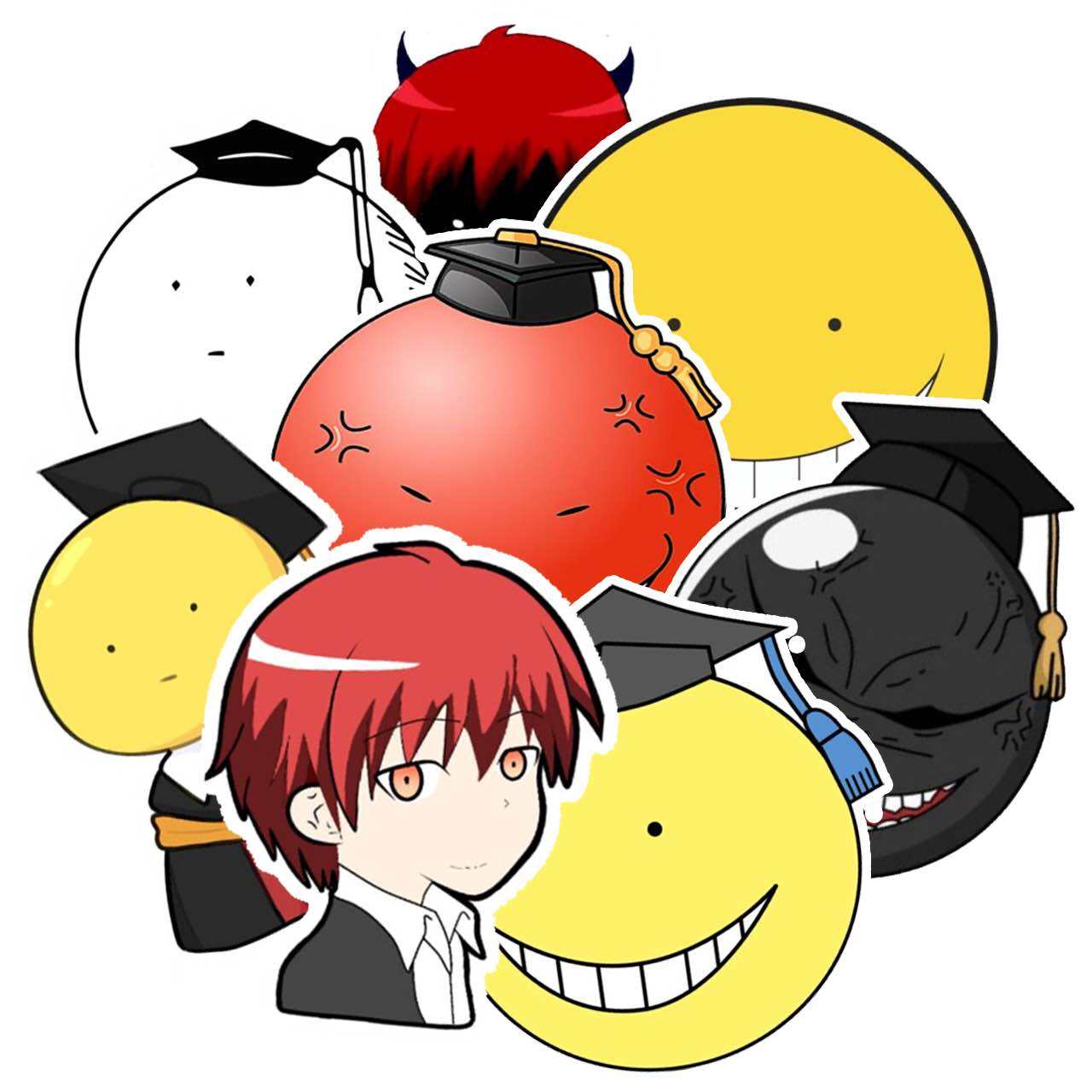 Assassination Classroom Anime Sticker Pack 30pcs Lazada Ph 8283