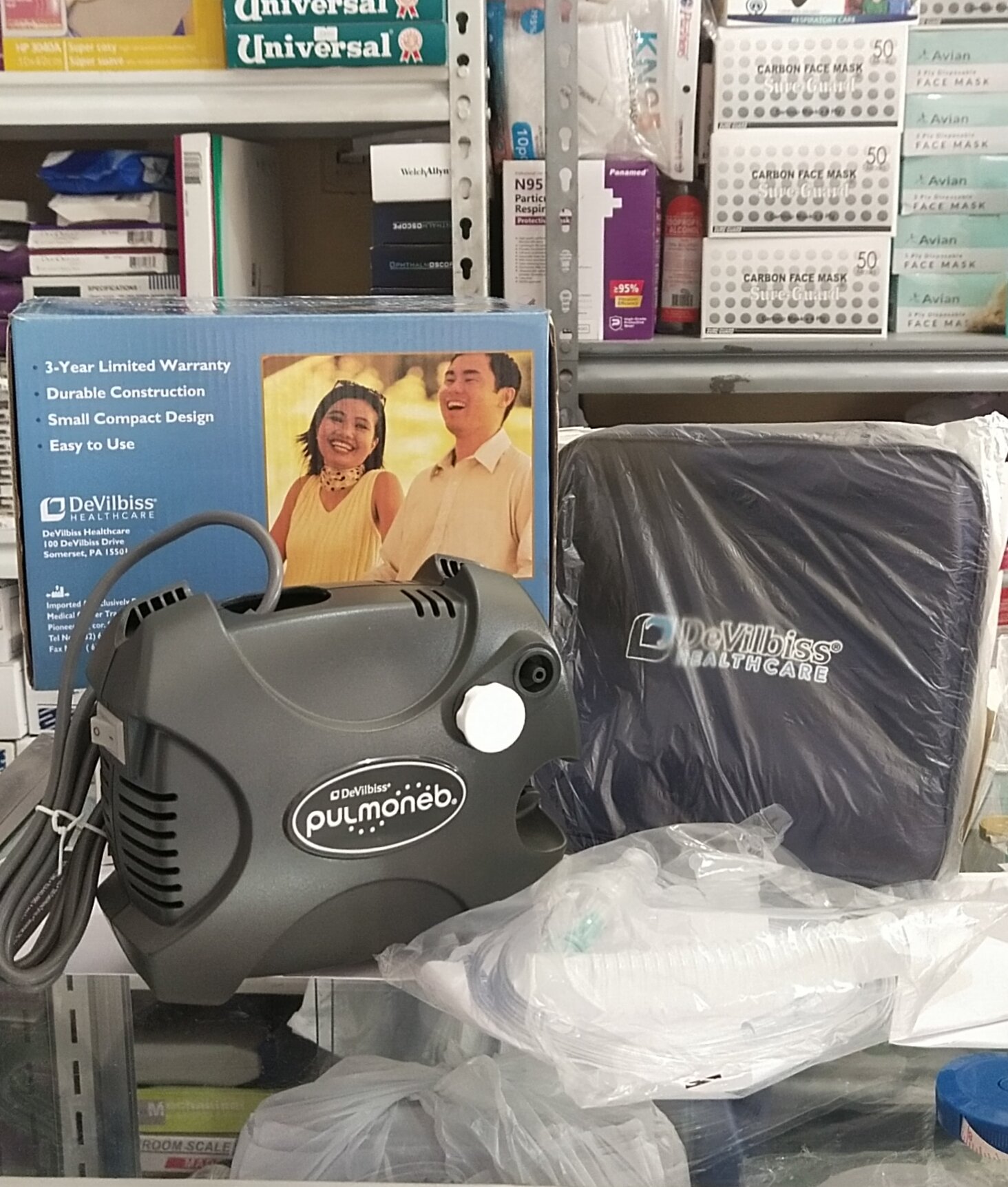 PULMONEB DEVILBISS NEBULIZER