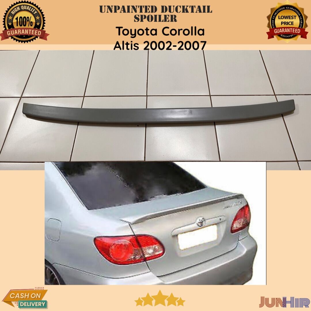 Ducktail spoiler Toyota Corolla Altis 2002 2003 2004 2005 2006 2007 ...