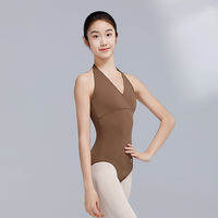 Sansha | Halter-neck V-Neck Backless Ballet Dancewear Ice Silk