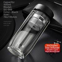 CILLE | Heat Resistant Separation Tea Glass Cup