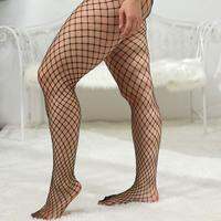Plus Size Lace Net Full Body Sheer Tights