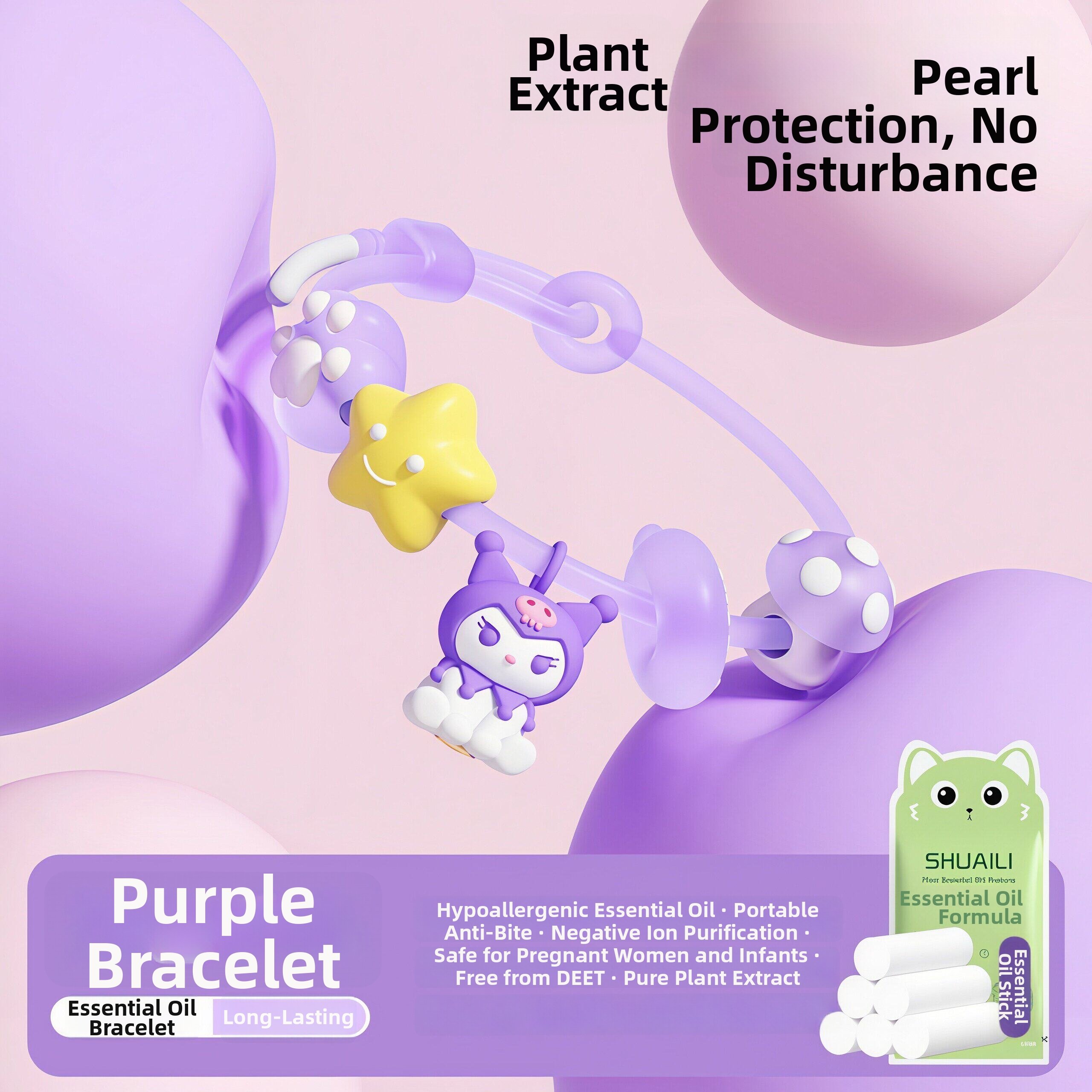 JIFANPAUL | Child-friendly Plant Essential Oil Mosquito Repellent Bracelet