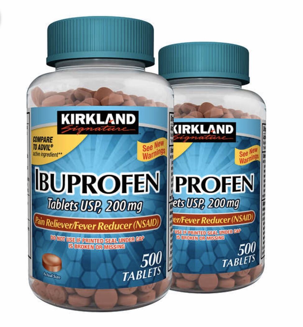 **Kirkland Signature Ibuprofen 200 mg., 500 Tablets** 1 Bottle Only Lazada PH