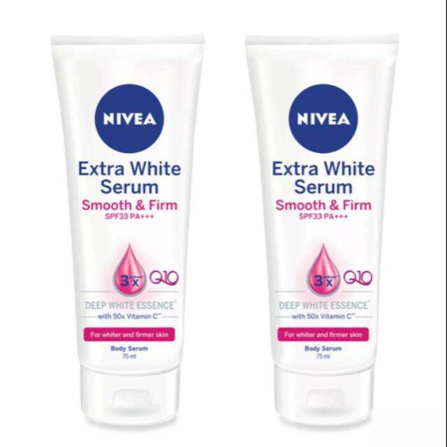 harga nivea extra white firming body serum spf 33