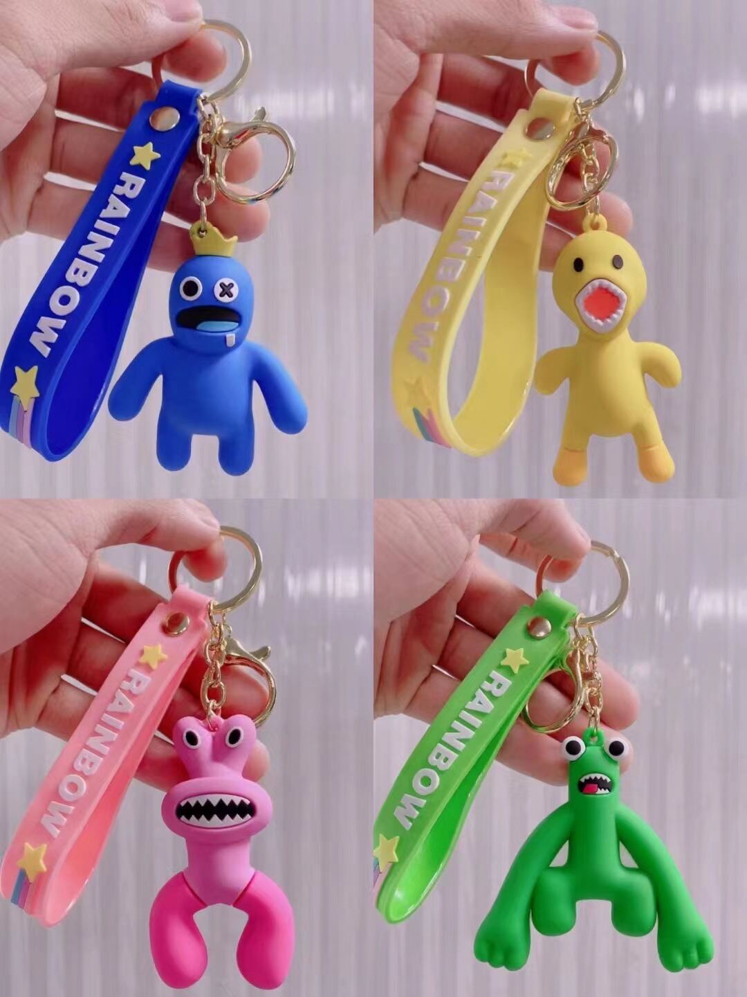 Pink) Friends Roblox Rainbow Blue Pink Yellow Duck Keychain Bag Pendant Kid  Gift Xmas on OnBuy