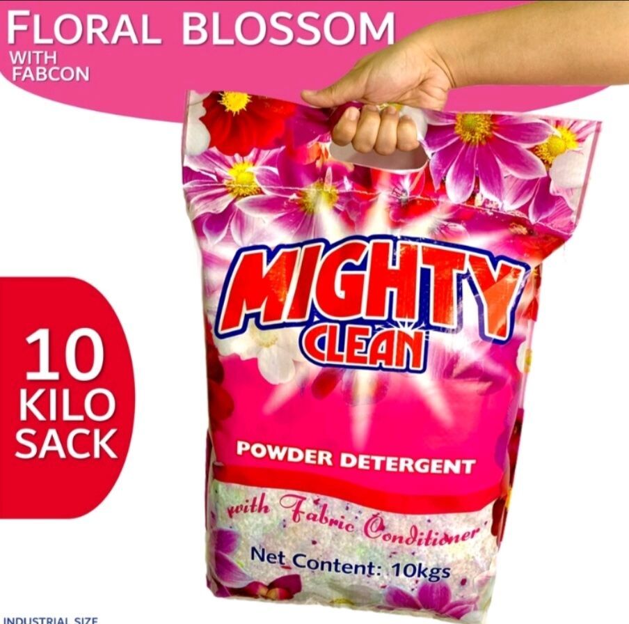 [10kg] Mighty Clean Powder Detergent with fabric conditioner Lazada PH