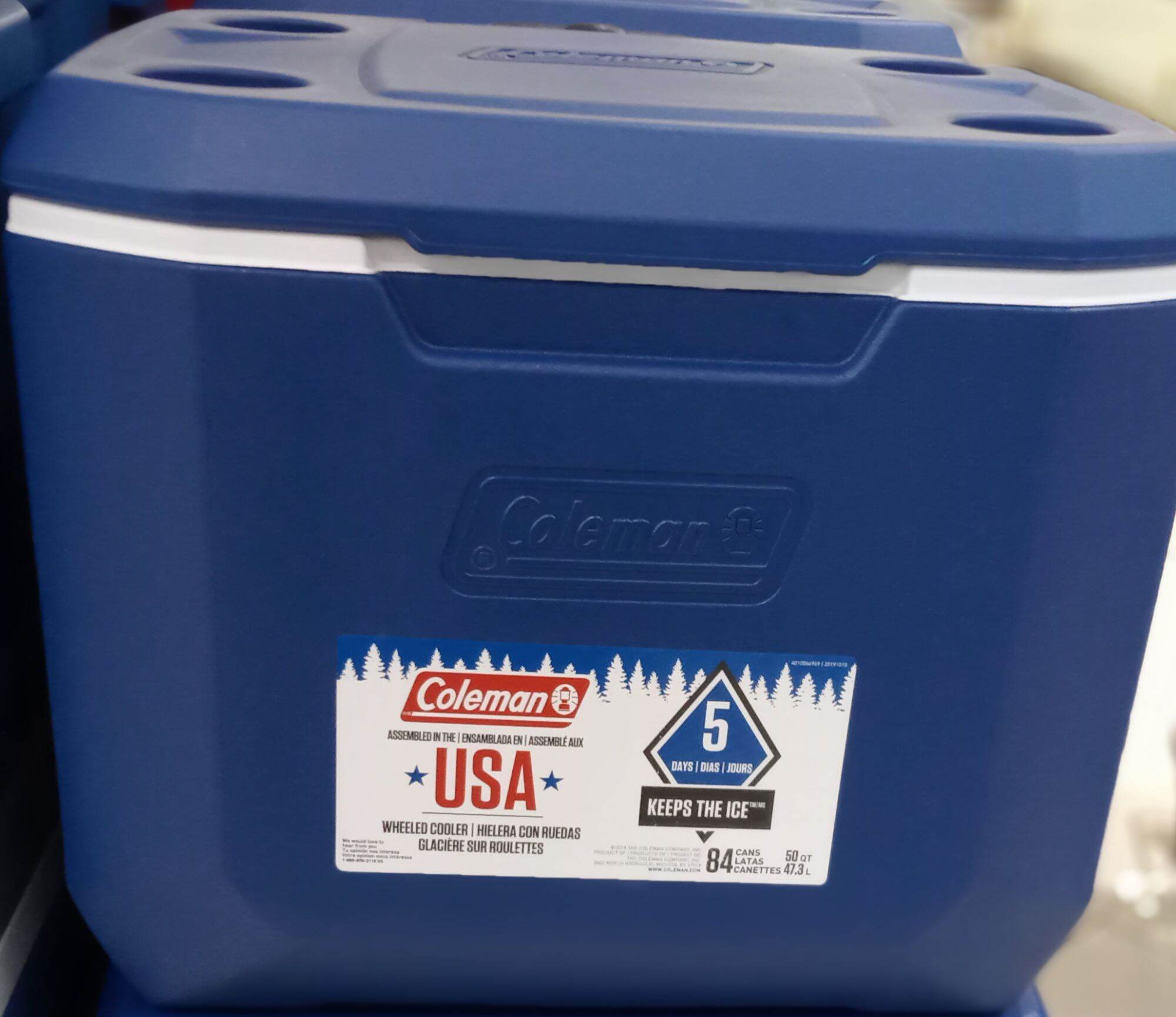 Wheeled Cooler Coleman Xtreme 52 Coleman Wheeled Cooler 50QT 84