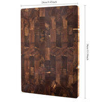 Cutting Board Double-sided Using Premium Acacia Wood Splicing Chopping Board Drain Water and Damp-proof Kitchen Tools