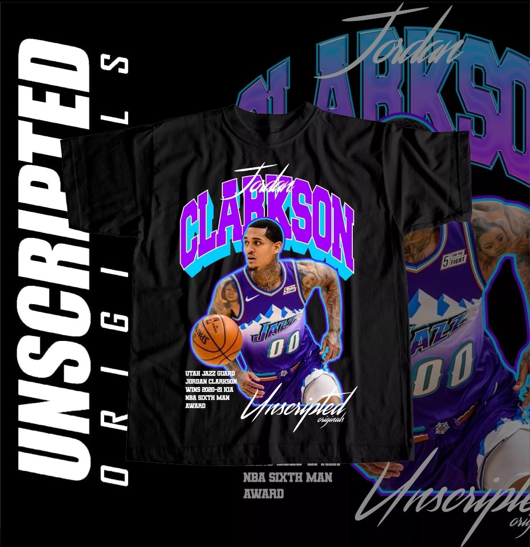 Vintage 90s Basketball Bootleg Style T-shirt Jordan Clarkson 