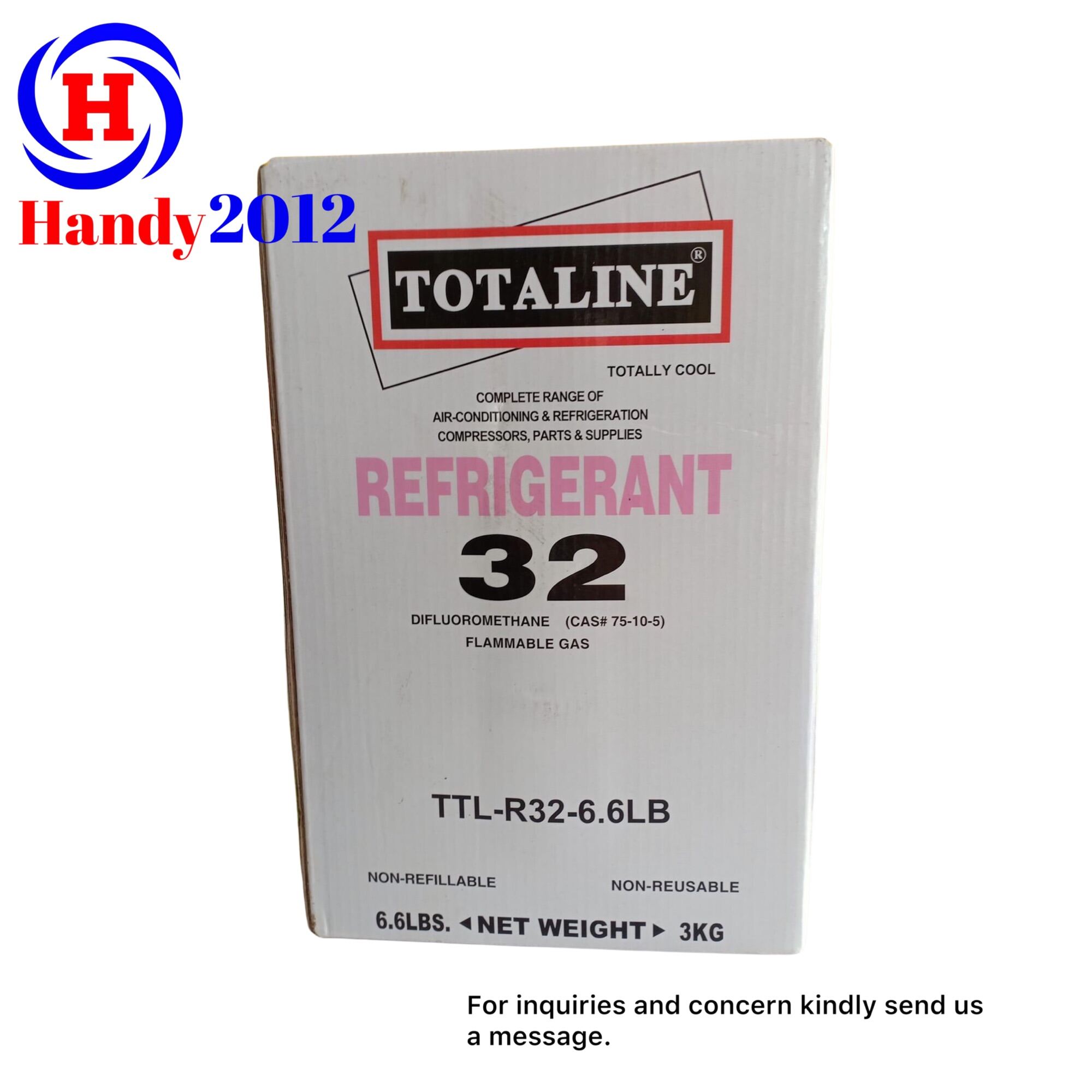 Refrigerant (R32) 3KG (TOTALINE brand) Lazada PH