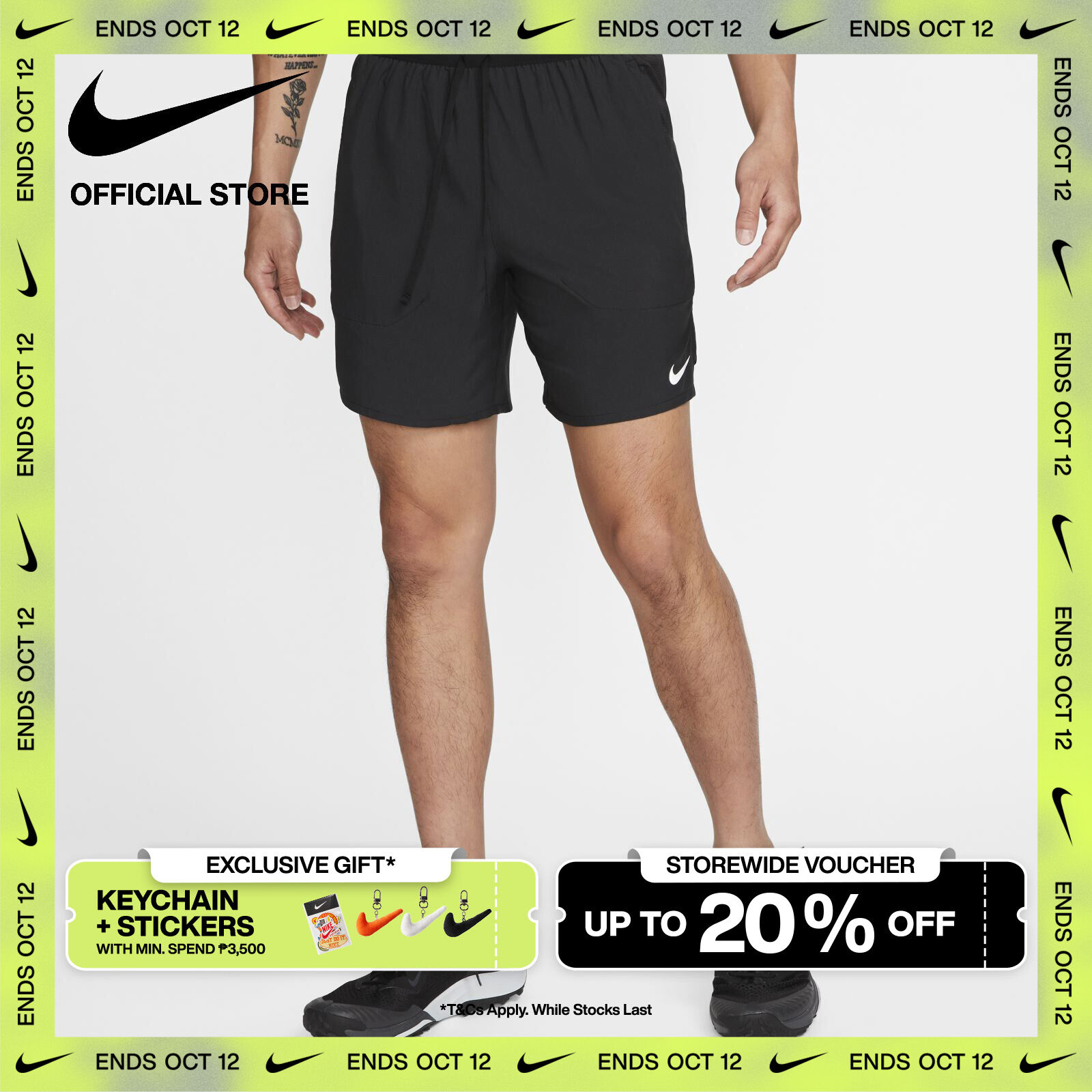 lazada dri fit shorts