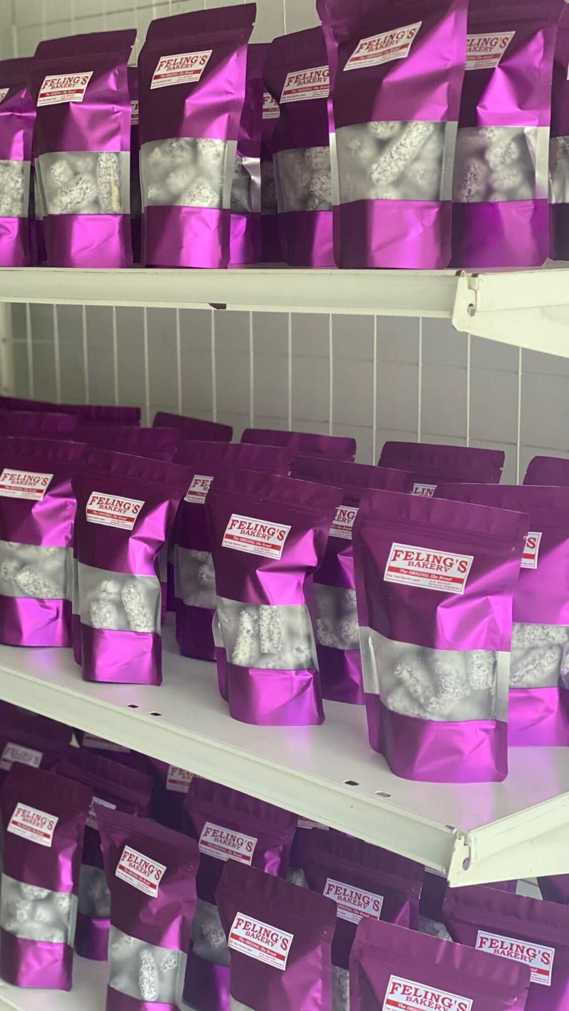 Ube Bar Bread. 